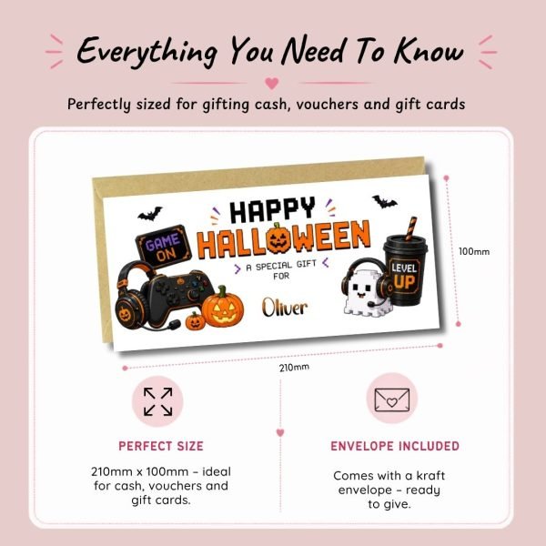 Gaming Halloween Money Wallet Info