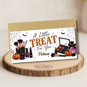 Make Up Halloween Money Wallet Card Main