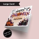 Midnight Mischief Halloween Large Card Only