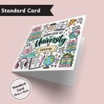 Survival Tips Good Luck At University Standard Card Only