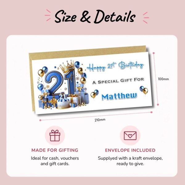 Blue Vibes 21st Money Wallet Info