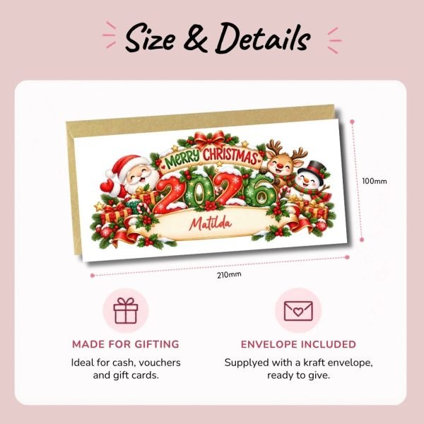 Christmas 2026 Money Wallet Info