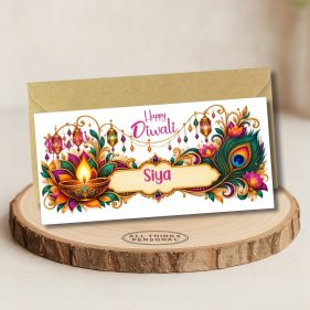 Diwali Festivities Money Wallet Card Main