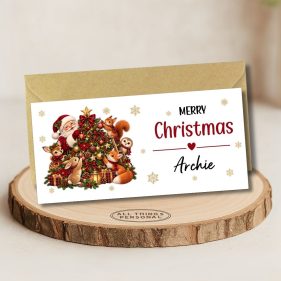 Festive Fun Christmas Money Wallet Card Main