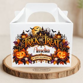 Haunted House Halloween Treat Box