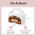 Haunted House Halloween Treat Box Size & Details