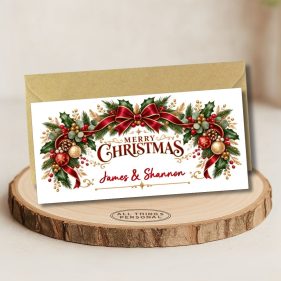 Joy of Christmas Money Wallet Card Main